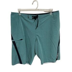 ONEILL Superfreak TB3 teal green boardshorts surf swim trunks size 38